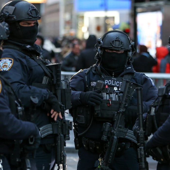 NYPD in body armor