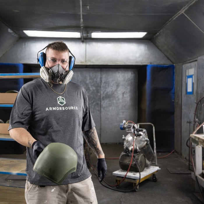 ArmorSource ballistic helmet production image