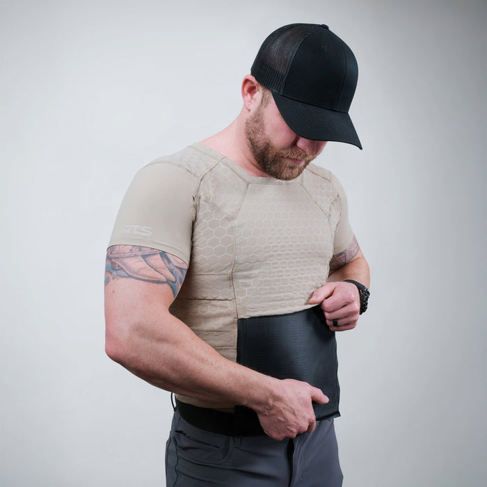 RTS Tactical Level IIIA/HG2 Body Armor Compression Shirt