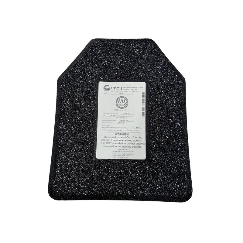 LTC 23620 NIJ 06 Level III+ Lightweight SAPI Plate Back