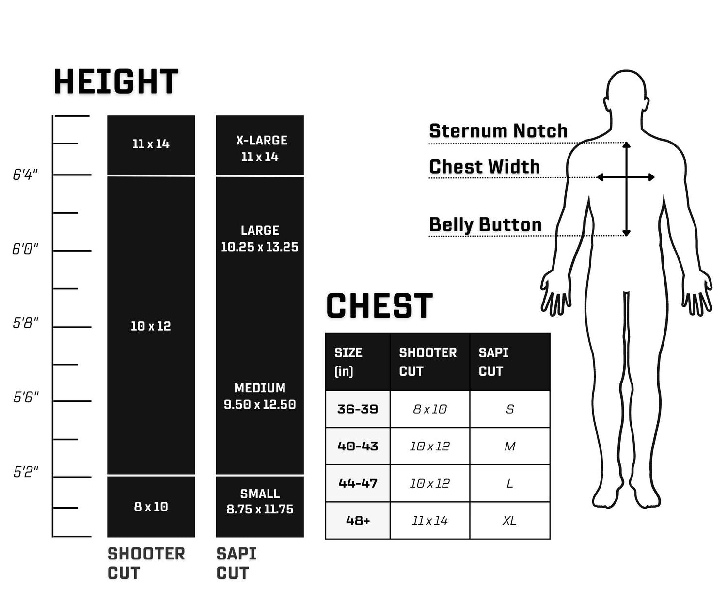 Esapi Dimensions LTC 23620 NIJ 06 Level III+ SAPI Plate — Top Armor